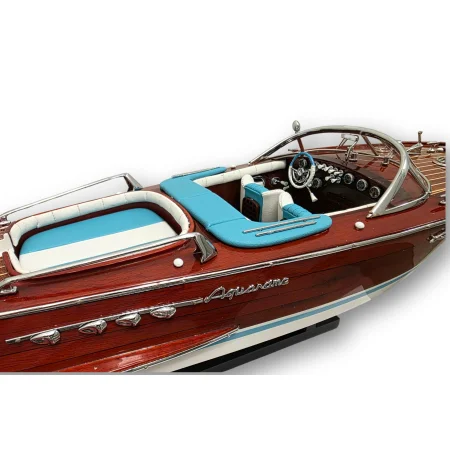 Super Riva Aquarama Lamborghini 50 cm – drewniany model luksusowej, włoskiej łodzi motorowej